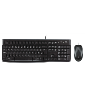 Logitech | LGT-MK120-US | Keyboard and Mouse Set | Wired | Mouse included | US | Black | USB Port | International EER