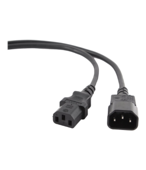 Cablexpert | PC-189-VDE power extension cable 1.8 meter | Black C14 coupler | C14 coupler