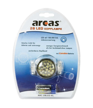 Arcas Headlight ARC28 28 LED 4 lighting modes