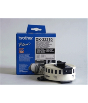 Brother | DK-22210 Continuous Length Paper Label | White | DK | 29mm | 30.5 m