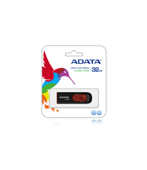 ADATA | C008 | 32 GB | USB 2.0 | Black/Red