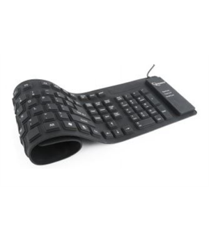 Gembird | Flexible keyboard | Wired | US | USB + PS/2