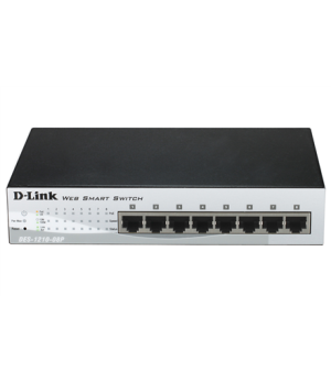 D-Link | Switch | DES-1210-08P | Web Management | Desktop | 10/100 Mbps (RJ-45) ports quantity 8 | PoE ports quantity 8 | Power 