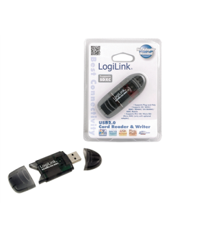 Logilink | Cardreader USB 2.0 Stick external for MMC, RS-MMC, SD and SD HC