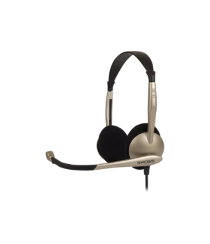 Koss | Headphones | CS100 | Wired | On-Ear | Microphone | Black/Gold