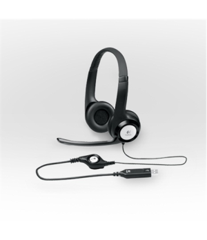 Logitech | Computer headset | H390 | On-Ear Built-in microphone | USB Type-A | Black