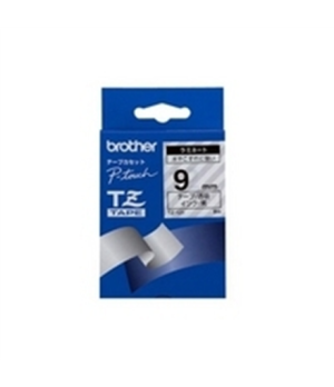 Brother | TZe-121 Laminated Tape | Black on Clear | TZe | 8 m | 9 cm