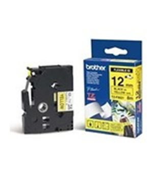 Brother | TZe-FX631 Flexible ID Laminated Tape | Black on Yellow | TZe | 8 m | 1.2 cm