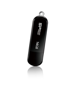 Silicon Power | 16GB LuxMini 322 | 16 GB | USB 2.0 | Black