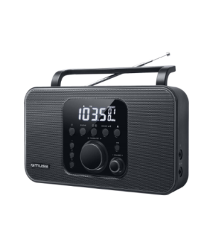 Muse | Radio | M-091R | Alarm function | AUX in | Black