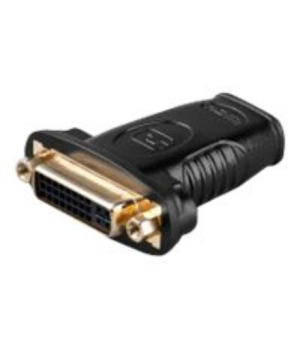 Goobay | HDMI/DVI-I adapter, gold-plated | 68690 | Black | HDMI female (Type A) | DVI-I female Dual-Link (24+5 pin)