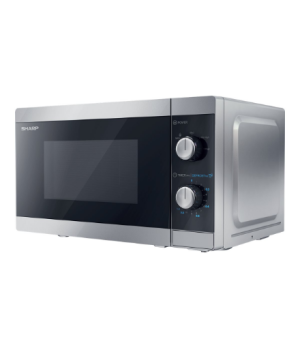 Sharp | Microwave Oven | YC-MS01E-S | Free standing | 20 L | 800 W | Silver