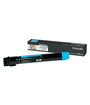 Lexmark X950X2CG | X95x Cyan Extra High Yield Toner Cartridge (22K) | Cartridge | Cyan