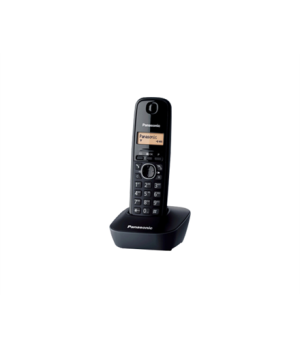 Panasonic | Cordless | KX-TG1611FXH | Built-in display | Caller ID | Black | Phonebook capacity 50 entries | Wireless connection