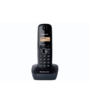 Panasonic | Cordless | KX-TG1611FXH | Built-in display | Caller ID | Black | Phonebook capacity 50 entries | Wireless connection