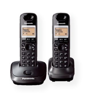 Panasonic | Cordless | KX-TG2512FXT | Built-in display | Caller ID | Black | Conference call | Phonebook capacity 50 entries | S