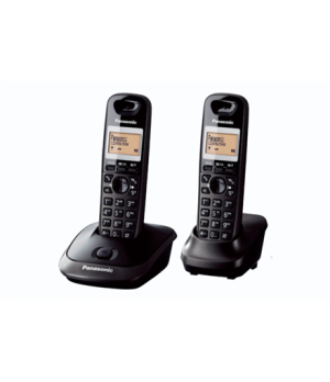 Panasonic | Cordless | KX-TG2512FXT | Built-in display | Caller ID | Black | Conference call | Phonebook capacity 50 entries | S