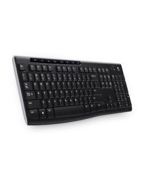 Logitech | K270 | Wireless Keyboard | Batteries included | QWERTY | Black | USB Mini reciever