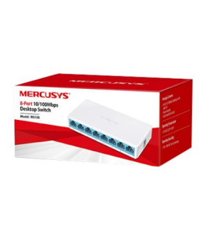 Mercusys | Switch | MS108 | Unmanaged | Desktop | 10/100 Mbps (RJ-45) ports quantity 8 | Power supply type External