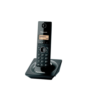 Panasonic Cordless KX-TG1711FXB Black Caller ID Wireless connection Phonebook capacity 50 entries Conference call Built-in displ