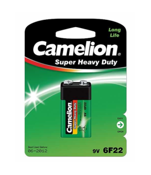 Camelion | 6F22-BP1G | 9V/6F22 | Super Heavy Duty | 1 pc(s)