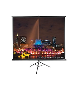 Tripod Series | T119UWS1 | Diagonal 119 " | 1:1 | Viewable screen width (W) 213 cm | Black