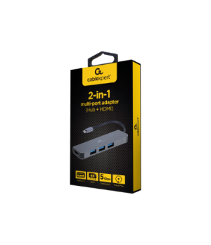 Cablexpert | USB Type-C 2-in-1 multi-port adapter (Hub + HDMI) | A-CM-COMBO2-01 | USB Type-C