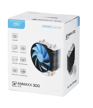 Deepcool | Deepcool "Gammaxx 300" cooler, 3 heatpipes, Intel Socket LGA1366 /115x/ 775, 125 W TDP and AMD Socket FMx+/AMx+/940/9