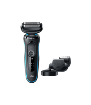 Braun | Shaver | 51-M4500cs | Operating time (max) 50 min | Wet & Dry | Black/Blue