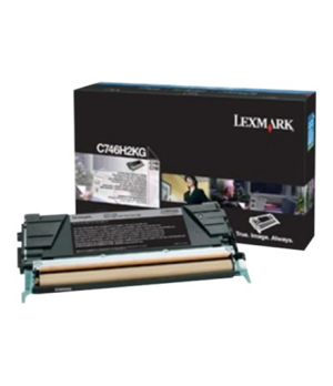 Lexmark C746H3KG | C746, C748 Black High Yield Corporate Cartridge | Cartridge | Black