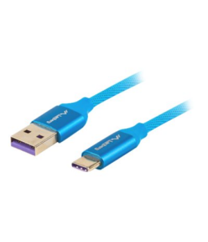 Lanberg | Cable | CA-USBO-21CU-0010-BL | USB-A to USB-C