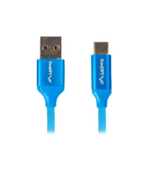 Lanberg | Cable | CA-USBO-21CU-0010-BL | USB-A to USB-C