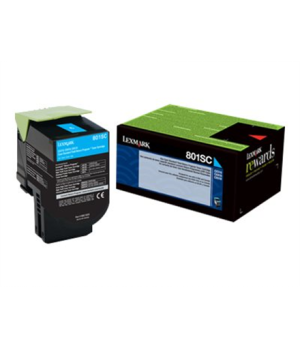 Lexmark 80C2SC0 | 802SCE Cyan Standard Yield Corporate Cartridge (2k) | Cartridge | Cyan