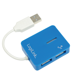 Logilink | USB 2.0 Hub 4-Port, Smile, Blue