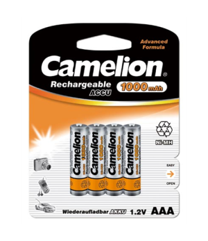 Camelion | AAA/HR03 | 1000 mAh | Rechargeable Batteries Ni-MH | 4 pc(s)