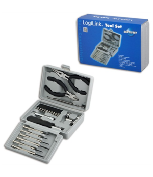 Logilink | Tool Set, 25pcs | Incl. transport boxThe set includes6x micro screwdrivers1x micro cutter1x mini telephone plier1x bi