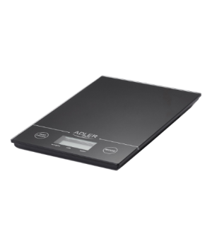 Adler | Kitchen scales | Adler AD 3138 | Maximum weight (capacity) 5 kg | Graduation 1 g | Display type LCD | Black