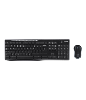 Logitech | MK270 | Keyboard and Mouse Set | Wireless | Mouse included | Batteries included | US | Black, Silver | USB | English 