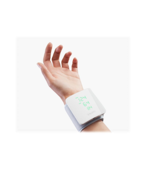 iHealth | Wrist Blood Pressure Monitor | BP7S | White | Blood pressure readings are stored on the secure, free, HIPAA compliant 