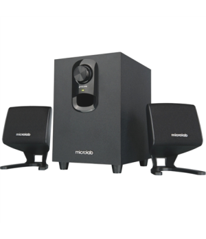 Microlab M-108 Black 11 W RMS: 11 Watt RMS Power distribution, Watt: 2.5 Watt x 2 + 6 Watt W