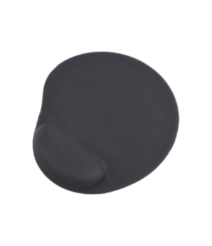 Gembird | Gel mouse pad with wrist support | Ergonomic mouse pad | 240 x 220 x 4 mm | Black