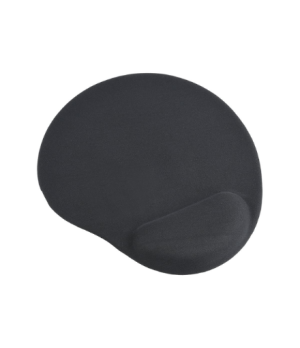 Gembird | Gel mouse pad with wrist support | Ergonomic mouse pad | 240 x 220 x 4 mm | Black