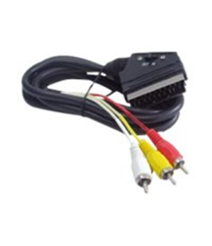 Cablexpert | SCART (21-pin) | 3 x RCA