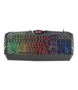 FURY Spitfire Gaming Keyboard, US Layout, Wired, Black | Fury | Gaming Keyboard | Spitfire | Gaming keyboard | Wired | RGB LED l