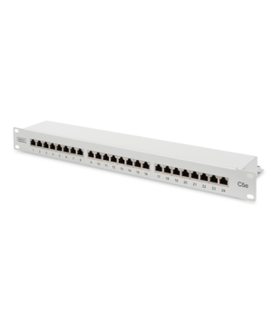 Digitus | Patch Panel | DN-91524S | White | Category: CAT 5e Ports: 24 x RJ45 Retention strength: 7.7 kg Insertion force: 30N ma