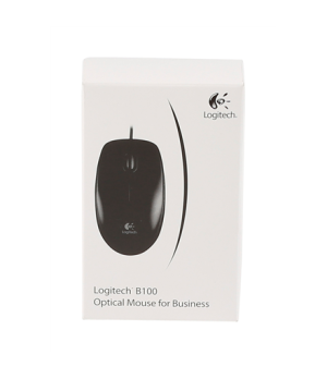 Logitech | Mouse | B100 | Wired | Black