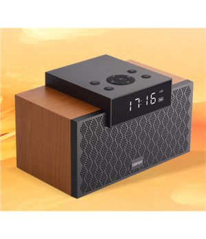 Edifier | Multifunctional 2.1 Alarm Clock Bluetooth Speaker | MP260 | Black/Brown | Bluetooth | Ω | RMS 12 + 2×4 W | Portable Wi