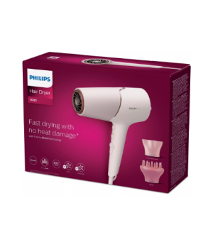 Philips | Hair Dryer | BHD530/00 | 2300 W | Number of temperature settings 6 | Ionic function | Pink