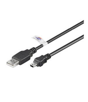 Logilink | USB MINI-B 5-pin 180 Cert 1.8m | USB-A to mini-USB Mini-USB B | USB A