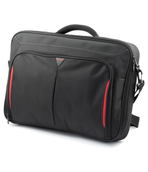 Targus | CN418EU | Clamshell Laptop Bag | Briefcase | Black/Red | 17-18 " | Shoulder strap